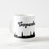 コペンハーゲンデンマークの陸標のギフトのマグ コーヒーマグカップ (正面左)