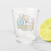 コペンハーゲンデンマークサイクリング ショットグラス (裏面)