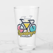 コペンハーゲンデンマークサイクリング タンブラーグラス (正面)