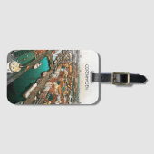 コペンハーゲンデンマークシティビュー ラゲッジタグ (正面横)