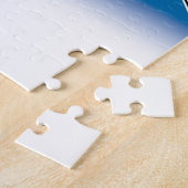 コペンハーゲンデンマークシティマップトラベルシンプルミニマル ジグソーパズル (側面)