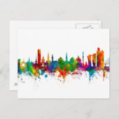 コペンハーゲンデンマークスカイライン ポストカード (正面/裏面)