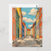 コペンハーゲンデンマークヴィンテージ ポストカード (正面/裏面)