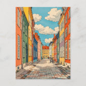 コペンハーゲンデンマークヴィンテージ ポストカード (正面)