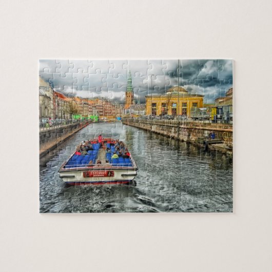 コペンハーゲンデンマーク運河のジグソーパズル ジグソーパズル (横)
