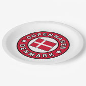 コペンハーゲンデンマーク ペーパープレート (アングル)