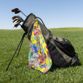 コペンハーゲンマッシュアップゴルフタオル（黄色） ゴルフタオル (グリーン)