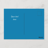 コペンハーゲンリトルマーメイドスケッチブルー ポストカード (裏面)