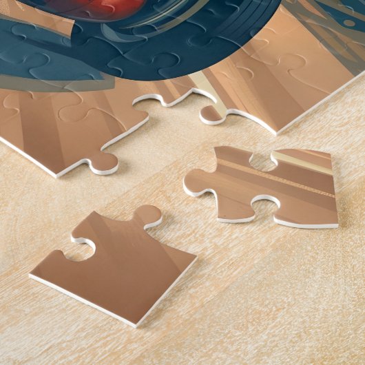 コペンハーゲンヴィンテージレーシングカー ジグソーパズル (側面)