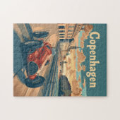 コペンハーゲンヴィンテージレーシングカー ジグソーパズル (横)