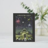 コペンハーゲンヴィンテージ旅行はがき ポストカード (スタンド正面)