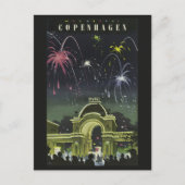 コペンハーゲンヴィンテージ旅行はがき ポストカード (正面)