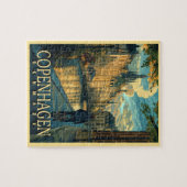 コペンハーゲンヴィンテージ旅行 ジグソーパズル (横)