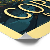 コペンハーゲンヴィンテージ旅行 ポスター (角)