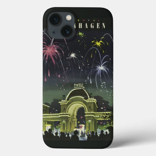 コペンハーゲンヴィンテージ旅行iPadケース Case-Mate iPhoneケース (裏面)