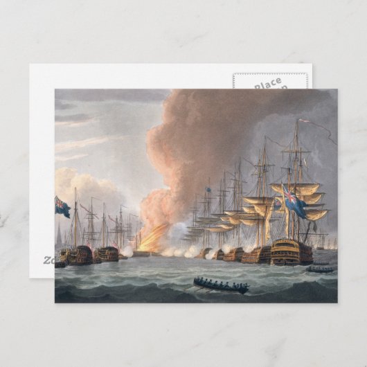 コペンハーゲン以前のデンマーク艦隊の滅亡 ポストカード (正面/裏面)