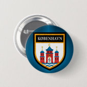 コペンハーゲン国旗 缶バッジ (正面&裏面)