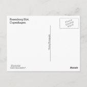 コペンハーゲン城(ローゼンボーグスロット) ポストカード (裏面)