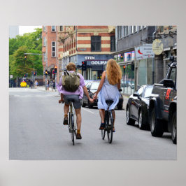 コペンハーゲン愛好家オンサイクリング ポスター