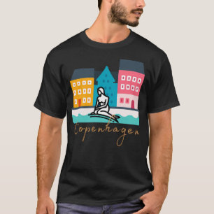 コペンハーゲン旅行お土産デスティネーションキープサ Tシャツ