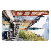 コペンハーゲン水彩画 マグネット (横)