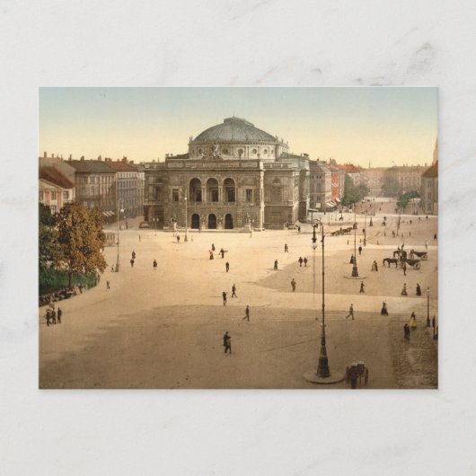 コペンハーゲン王室の劇場 – デンマーク ポストカード (正面)