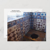 コペンハーゲン王室の州ローゼンボルグ城のトイレ ポストカード (正面/裏面)