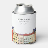 コペンハーゲン結婚式の引き出物カスタム 缶クーラー (缶正面)