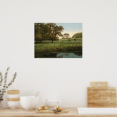 コペンハーゲン – クラムペンボルグエルミタージュとパーク ポスター (キッチン)