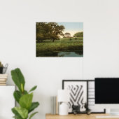 コペンハーゲン – クラムペンボルグエルミタージュとパーク ポスター (ホームオフィス)