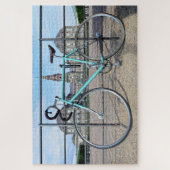 コペンハーゲン，クリスティアンスボルグパレスでグリーンサイクリング ジグソーパズル (縦)