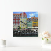 コペンハーゲン スクエア壁時計 (ホーム)