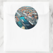 コペンハーゲン、デンマークの景勝地。 ラウンドシール (バッグ)