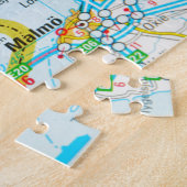 コペンハーゲン、デンマークのKøbenhavn ジグソーパズル (側面)