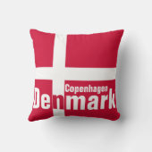 コペンハーゲン、デンマークピロー クッション (裏面)