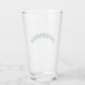 コペンハーゲン、デンマークヴィンテージアーチ タンブラーグラス (裏面)