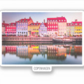 コペンハーゲン、デンマーク旅行 シール (正面)