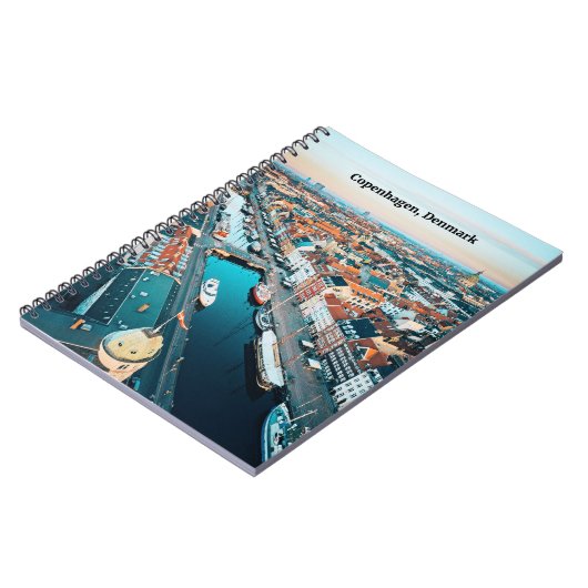 コペンハーゲン、デンマーク風光明媚な写真 ノートブック (左側)