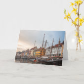 コペンハーゲン・デンマーク カード (黄色い花)