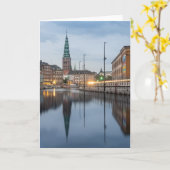 コペンハーゲン・デンマーク カード (黄色い花)