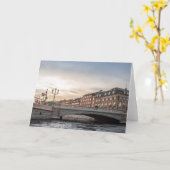 コペンハーゲン・デンマーク カード (黄色い花)