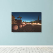 コペンハーゲン・デンマーク キャンバスプリント (インサイチュ (ウッドフロア))