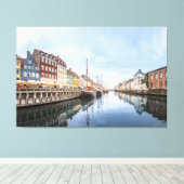 コペンハーゲン・デンマーク キャンバスプリント (インサイチュ (ウッドフロア))