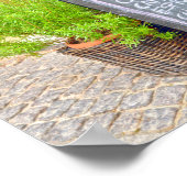 コペンハーゲン、デンマーク、コーヒーショップの看板 ポスター (角)