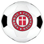 コペンハーゲン・デンマーク サッカーボール (回転)