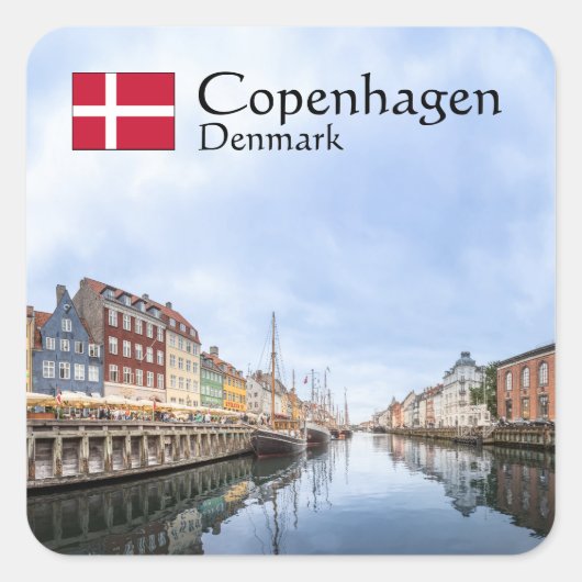 コペンハーゲン・デンマーク スクエアシール (正面)