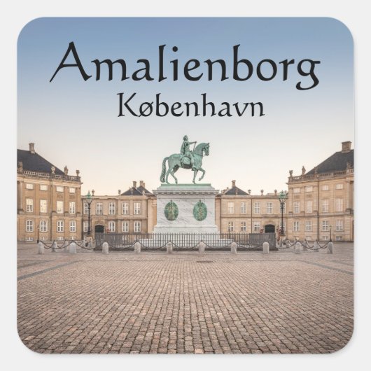 コペンハーゲン・デンマーク スクエアシール (正面)