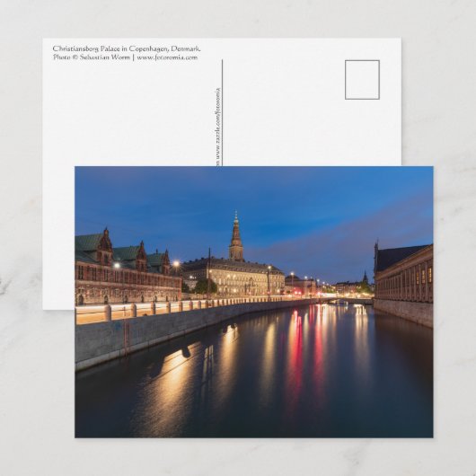 コペンハーゲン・デンマーク ポストカード (正面/裏面)