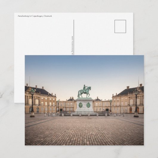 コペンハーゲン・デンマーク ポストカード (正面/裏面)