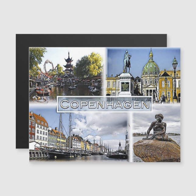 コペンハーゲン – デンマーク – モザイク –  (正面/裏面)
